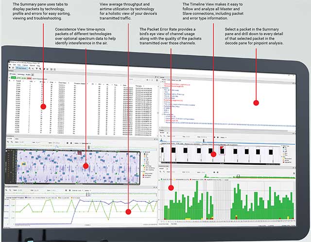 wireless protocol suite software screenshot