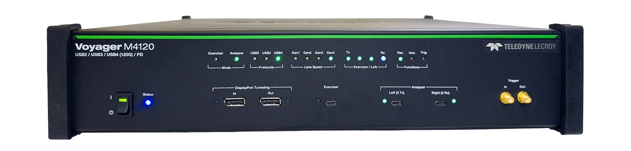 Voyager M480x USB4 Protocol Analyzer Front Panel