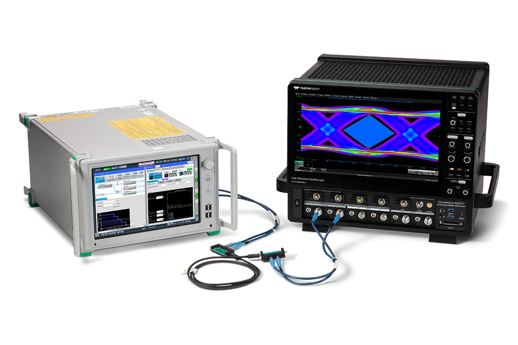 Automotive IVI infotainment signal testing using Teledyne LeCroy oscilloscope and Anritsu MP1900A Signal Quality Analyzer (BERT) 